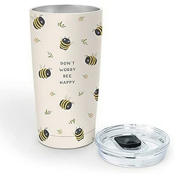💥BUY 2 GET 1 FREE Tumbler by Studio Oh! - Don't Worry. Bee Happy - Picture 2 of 11
